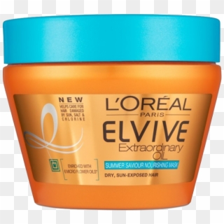 Loreal Hair Mask Photo - Loreal Elvive Extraordinary Oil Hair Mask, HD Png Download