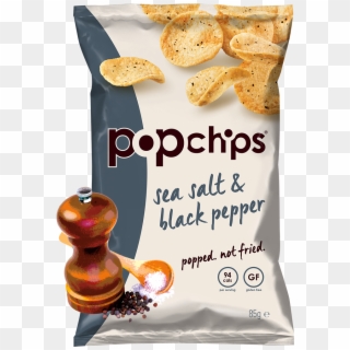 Salt And Pepper - Popchips Sour Cream And Onion, HD Png Download