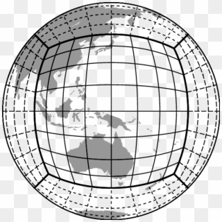 Cubed Sphere Grid Designed By Sadourny - Sphere, HD Png Download