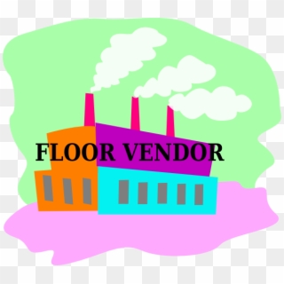 Floor Vendor Clip Art, HD Png Download