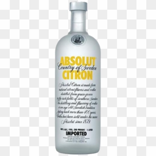Price - Absolut Citron Vodka, HD Png Download