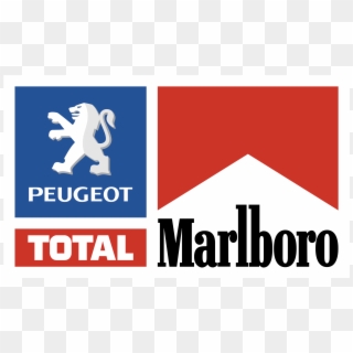 Peugeot Total Marlboro Team Logo Png Transparent - Total Logo Peugeot, Png Download