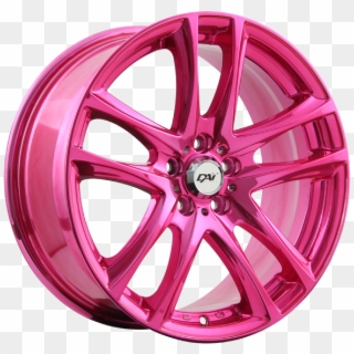 Dai Gts Wheel - Candy Pink Alloy Wheels, HD Png Download