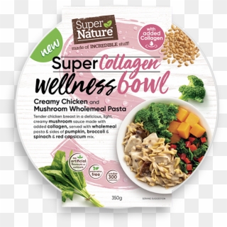 Creamy Chicken And Mushroom - Super Nature Wellness Bowl Coles, HD Png Download