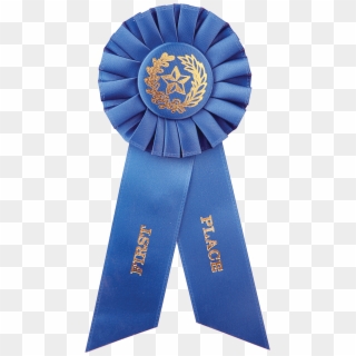 1st Place Blue Rosette Ribbon - Fourth And Fifth Sixth Place Ribbons, HD Png Download