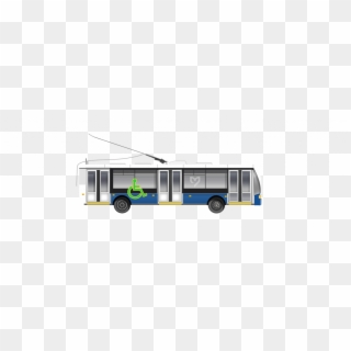 Moscow Trolleybus - Trolleybus Png, Transparent Png