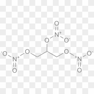 Nitroglycerin Chemical Structure, HD Png Download
