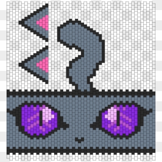 Cat Eys With Ears And A Tail Kandi Pattern - Creative Arts, HD Png Download