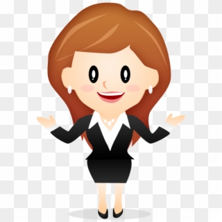 Femal-vector - Cartoon, HD Png Download