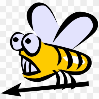 Vector Illustration Of Bumblebee Bumble Bee Honeybee - Heard The Bees Buzzing Clipart, HD Png Download