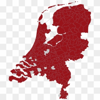 Topographical Map The Netherlands, HD Png Download