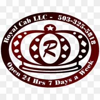 Royal Cab Logo - Circle, HD Png Download