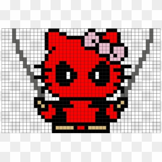Hello Kitty Pixels - Bead, HD Png Download