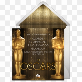 Customizable, Free Oscars Statuette Online Invitations - Oscars Advertising, HD Png Download