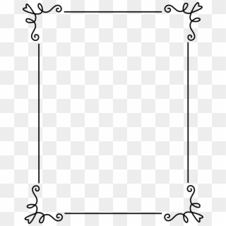 Free Elegant Borders And Others Art Inspiration - Simple Frames And Borders, HD Png Download