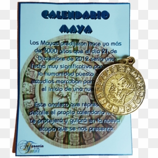 Mayan Calendar 3cm - Coin, HD Png Download