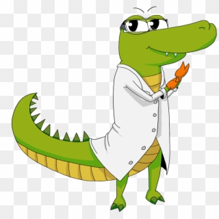 Safety - Dinosaur In Lab Coat, HD Png Download