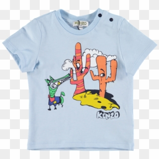 Picture Of Babies 'brandy' Cartoon Cactus Print T Shirt - T-shirt, HD Png Download