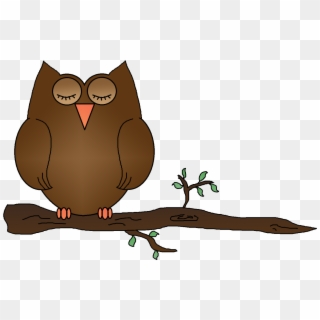Graphics By Ruth Owls - Clip Art Sleeping Owl, HD Png Download