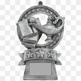 Star Medal Knowledge Resin Trophy - Trophy, HD Png Download