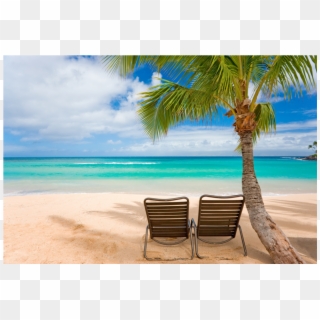 Beach Waikiki Wallpaper Tropical - Island Background, HD Png Download