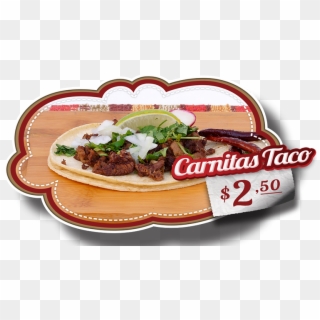 Tacos De Carnitas - Tacos De Carnita Png, Transparent Png