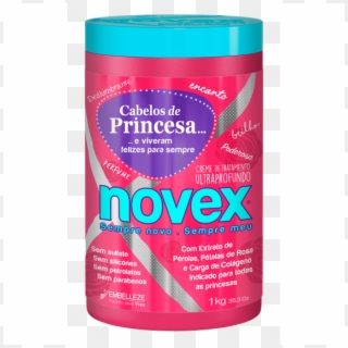 Creme De Tratamento Novex Cabelos De Princesa 1kg - Novex Cabelo De Princesa, HD Png Download