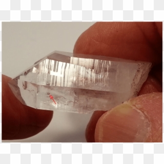 Lustrous Moving Bubble Enhydro Brandberg Quartz Crystal - Crystal, HD Png Download