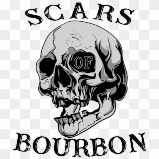 11pm- Scars Of Bourbon - Skull Looking Left, HD Png Download