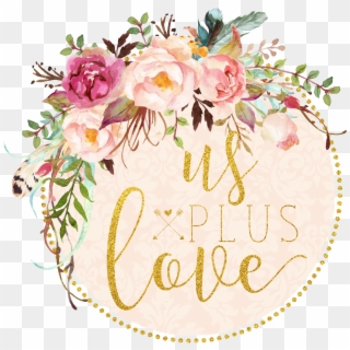 The Woodlands Photographer Us Plus Love Logo - 30th Wedding Anniversary Invitation, HD Png Download