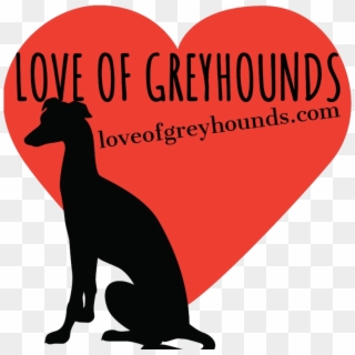 Greyhound Clipart Transparent - Love, HD Png Download