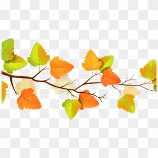 Fall Flowers Png - Fall Tree Branch Images Clip Art Free, Transparent Png