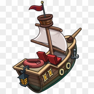 Hydro Hopper Boat Pirate Party - Cartoon, HD Png Download