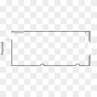Floor Plan Illustration For Pinehurst Dogwood Room - Empty Room Floor Plan, HD Png Download