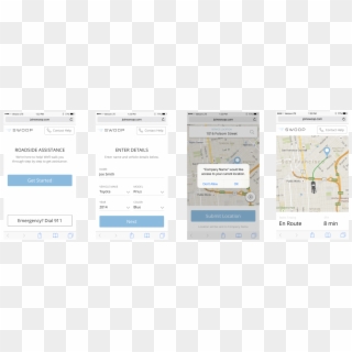 Digitally Enabled Mobile Service Request - Location Restaurant App Map, HD Png Download