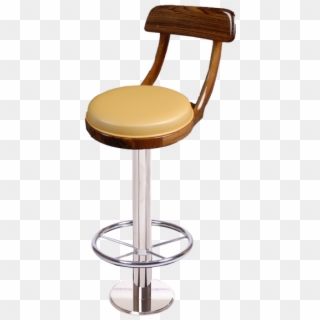 The Comfortable Swoop Back Bar Stool Is Constructed - Bar Stool, HD Png Download