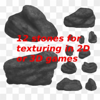 D Handpainted Stones Pack Gamedev Market - Igneous Rock, HD Png Download