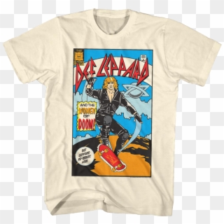 Comic Book Cover Def Leppard T Shirt - Def Leppard T Shirt, HD Png Download