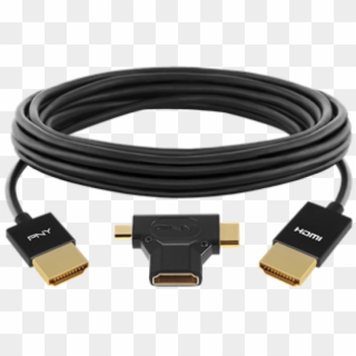 Pny - Hdmi In 3 Cable, HD Png Download