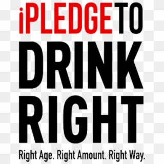 I Pledge To Drink Right Logo - Chiambretti Night, HD Png Download