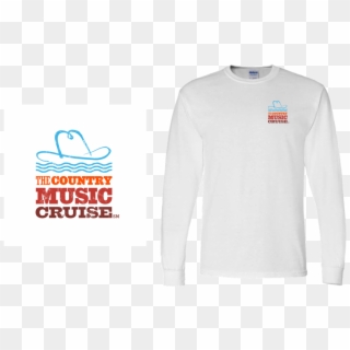 Country Music Cruise - Long-sleeved T-shirt, HD Png Download