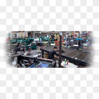 A World Leader In Precision Screen Printing Press Machines - Production Screen Printing Shop, HD Png Download