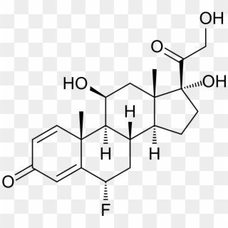 File - Fluprednisolone - Methylprednisolone Acetate Structure, HD Png Download