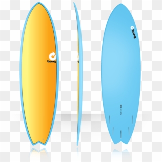 Blue And White Surfboard, HD Png Download
