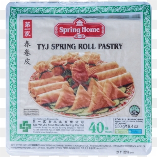 Back - Tee Yih Jia Spring Roll Pastry, HD Png Download