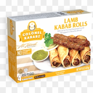 Lamb Kabab Rolls - Taquito, HD Png Download