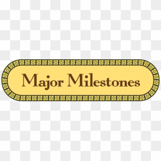 Major Milestones, HD Png Download