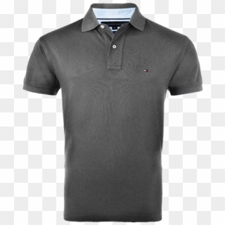 ~tommy Hilfiger Ivy Dark Grey Polo Shirt - Polo Shirt, HD Png Download