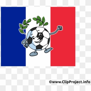 Ballon De Football Drapeau France Football Dessin France - Smiley Foot France, HD Png Download