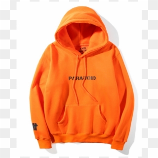 Anti Social Social Club Undefeated Paranoid Hooded - Assc X Undefeated Orange Hoodie, HD Png Download